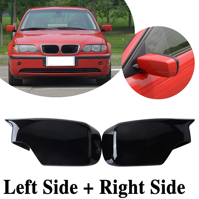 

Rearview Mirror Caps ABS Cover Fit For BMW E46 316i 318i 318d 320d 320i 323i 325i 328i 330d 330i 330xi 1998-2004 Car Accessories