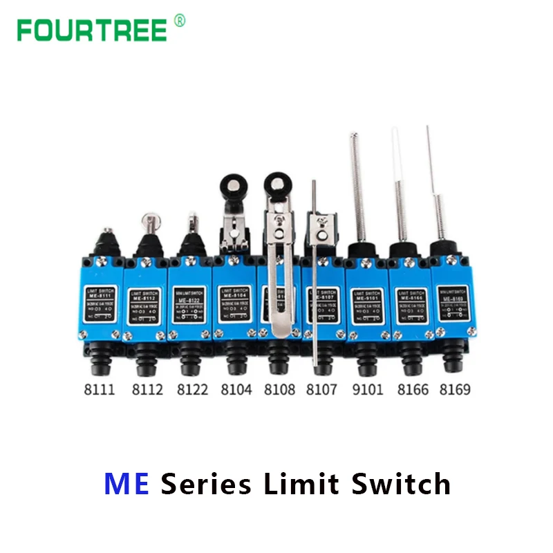 ME Series концевой переключатель поворотный Регулируемый роликовый рычаг