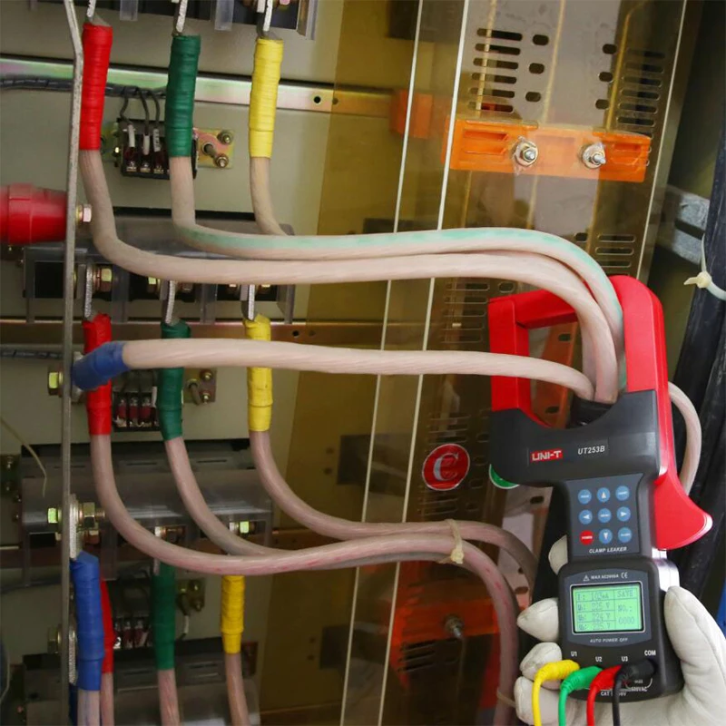 UNI T UT253B портативный цифровой тестер утечки тока с большими челюстями|clamp tester|leakage