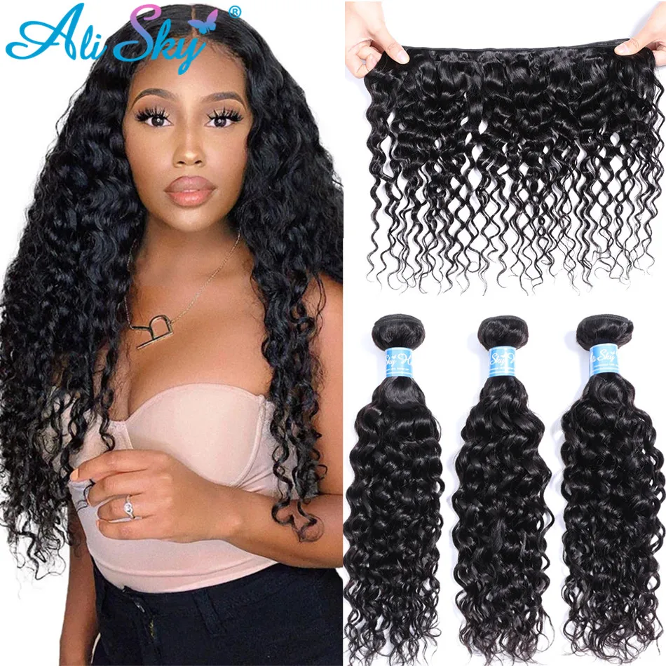 Alisky человеческие волосы пряди волнистые человеческих волос для наращивания