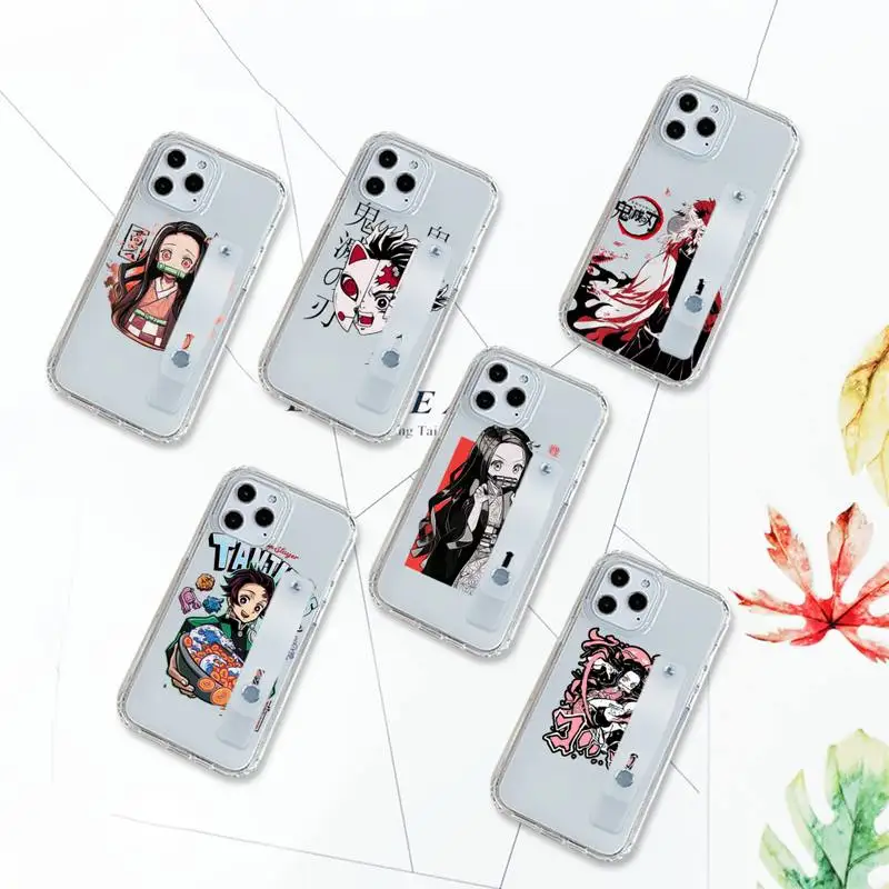 

Demon Slayer Japanese Anime Phone Case Transparent For iPhone 7 8 11 12 se 2020 mini pro X XS XR MAX Plus