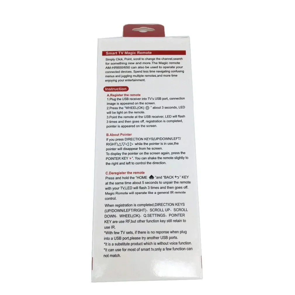 Для Lg Lcd Tv пульт дистанционного управления Am Hr600/Akb72915207/Akb75095307/An Mr500G с Usb разъемом