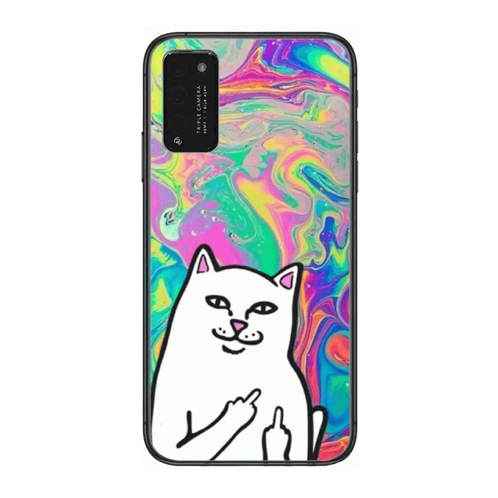 Стильная футболка с изображением персонажей видеоигр cat Чехол Мягкий Прозрачный