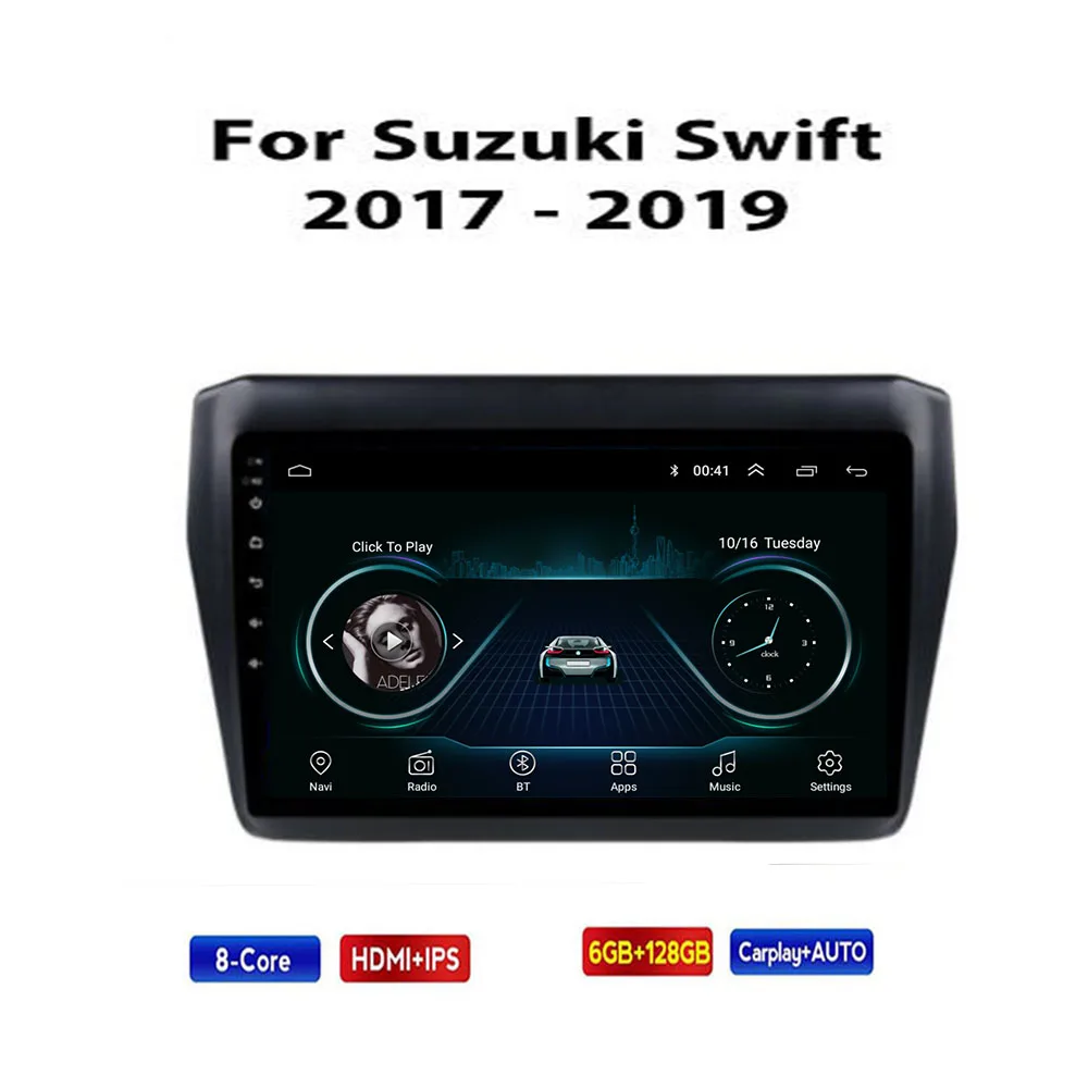 Android 11 Автомобильная стерео интеллектуальная система для Suzuki Swift 2017 2018 2019 DVD