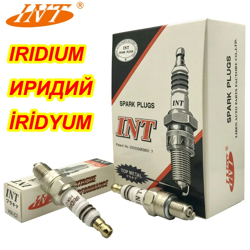 1 шт. INT Иридиевые свечи зажигания HIX C7 для BUJIA U22FSZU Z7G CR7HIX CR7HSA C7HSA CR7HGP IUF22 IUF20 J4520IUF22