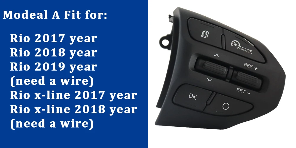 Круиз-контроль кнопки на рулевом колесе для KIA K2 RIO X LING RIO 4 Bluetooth переключатель громкости телефона автозапчасти
