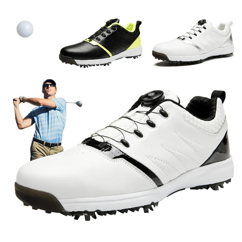 

Профессиональная Мужская обувь для гольфа, нескользящая Водонепроницаемая спортивная обувь, обувь для гольфа