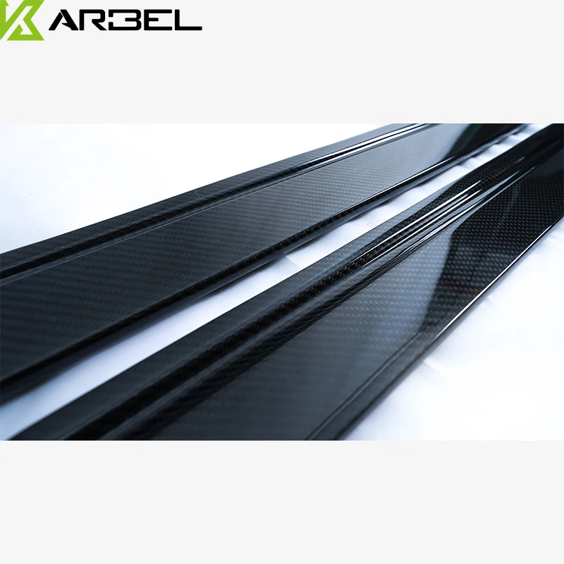 

Carbon Fiber Car Side Skirts for Audi S4 A4 2017-2019