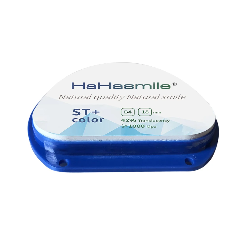 Hahasmile ST + цветной Цирконий AG B4 CAD CAM стоматологический предварительно загруженный