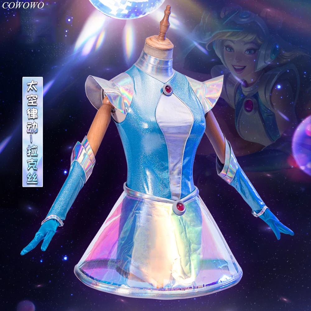 

Anime! Game LOL Lux The Lady of Luminosity Space Rhythm Uniform Cosplay Costume Halloween Party Role Play Outfit Women 2021 NEW