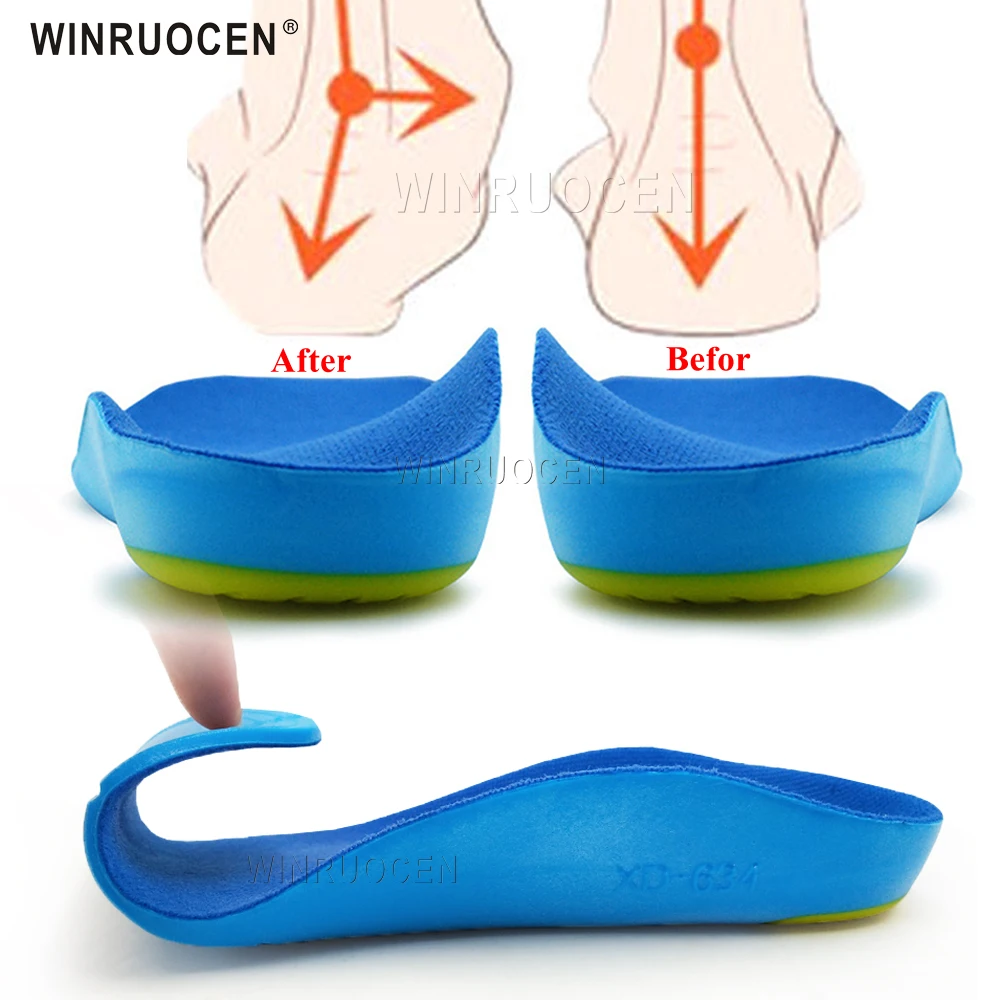 

WINRUOCEN EVA Arch Support 3D Children Orthopedic Insoles Care Tool for Kid Flat Foot for XO-Legs insole Insert Sport Shoes Pads