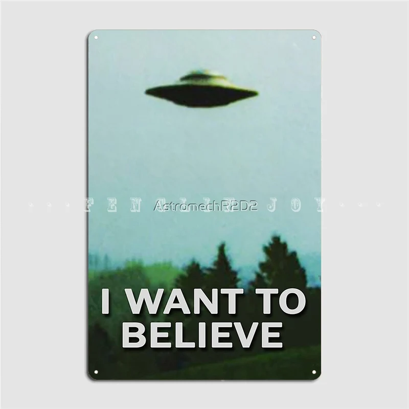 The X-Files I Want To Believe Original Wood Sign Cinema Kitchen Club Bar Decoration Plaques Wooden Sign Posters