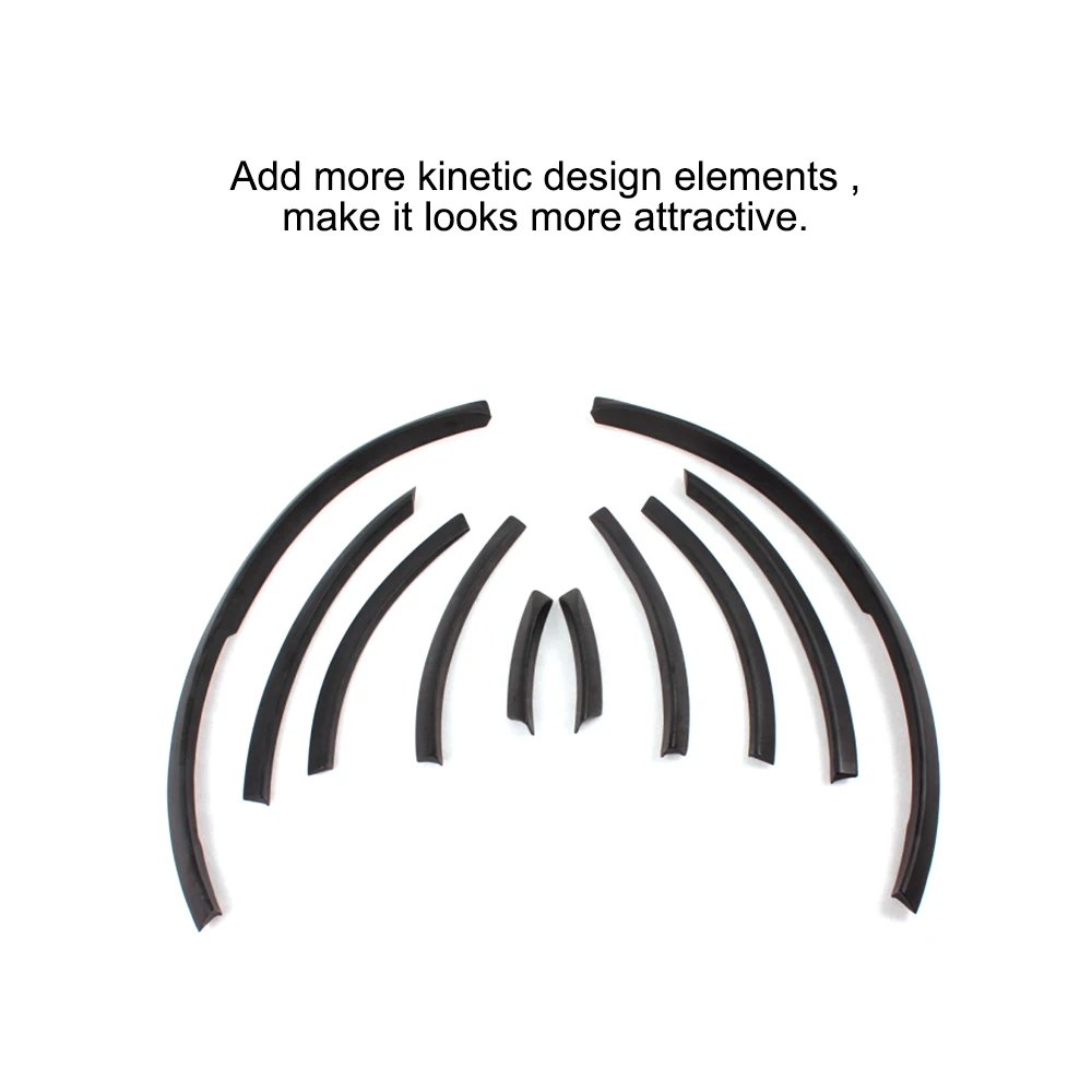 Накладки на арочные автомобильные крылья матовые яркие черные ПУ для Audi Q7 RSQ7 Sline