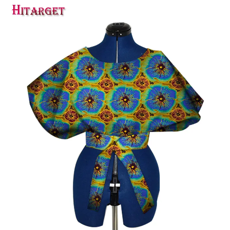 

african clothes sexy top clothes with short sleeves Leisure coat bazin riche african clothes for woman dashiki women WY3927
