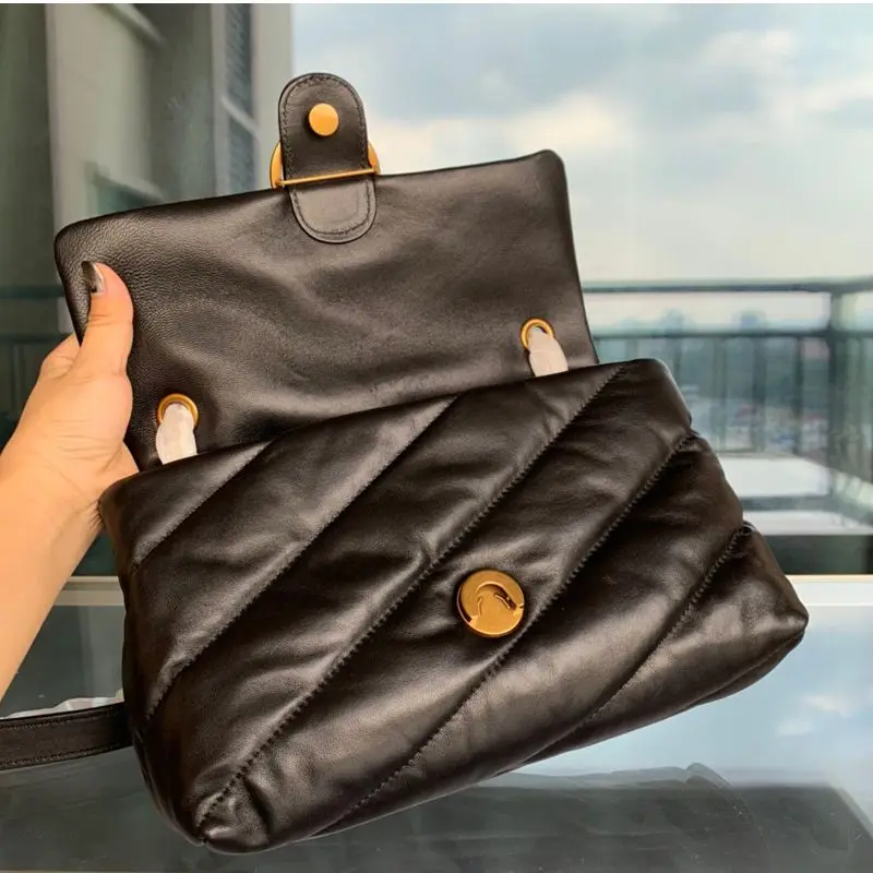

Luxury Handbags Women Bags Designer 100% Lamb Leather Top Quality 2020 Shoulder Bag of Women Premium Famous Branded Chain Bag