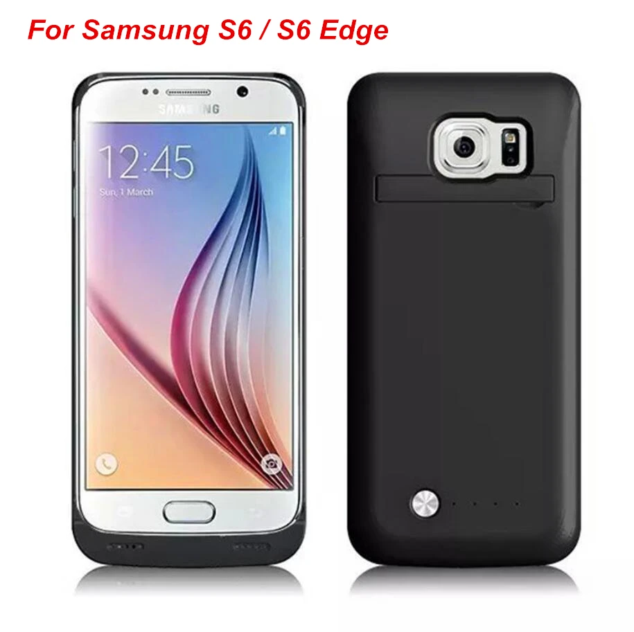 Чехол аккумулятор для Samsung Galaxy S6 S9 S8 Plus мягкий чехол из ТПУ зарядки телефона Note 8 9 10