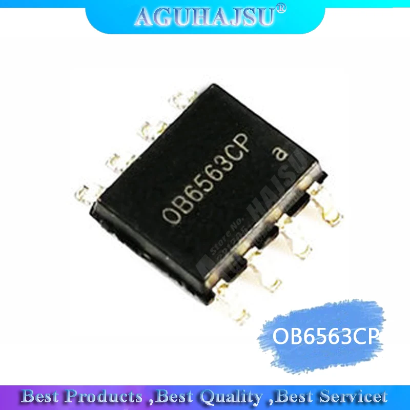 10 шт./лот, новинка, оригинал OB6563CP OB6563 SOP-8 SMD 8-контактный ЖК-чип питания