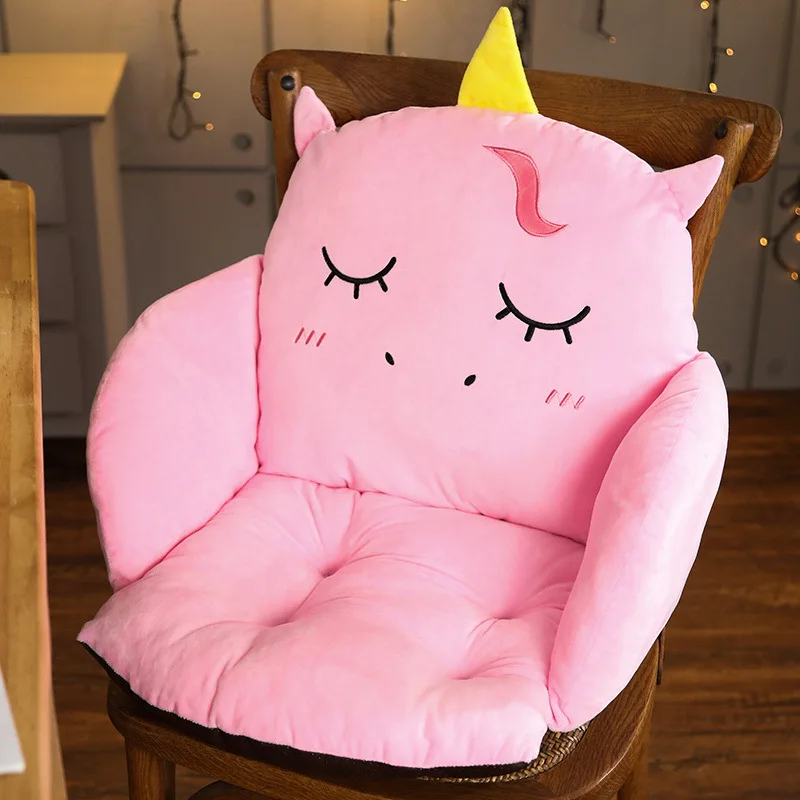 

Animal sofa chair cushion cushion one winter plush padded office cushion student lumbar support chair cushion Home Decoration