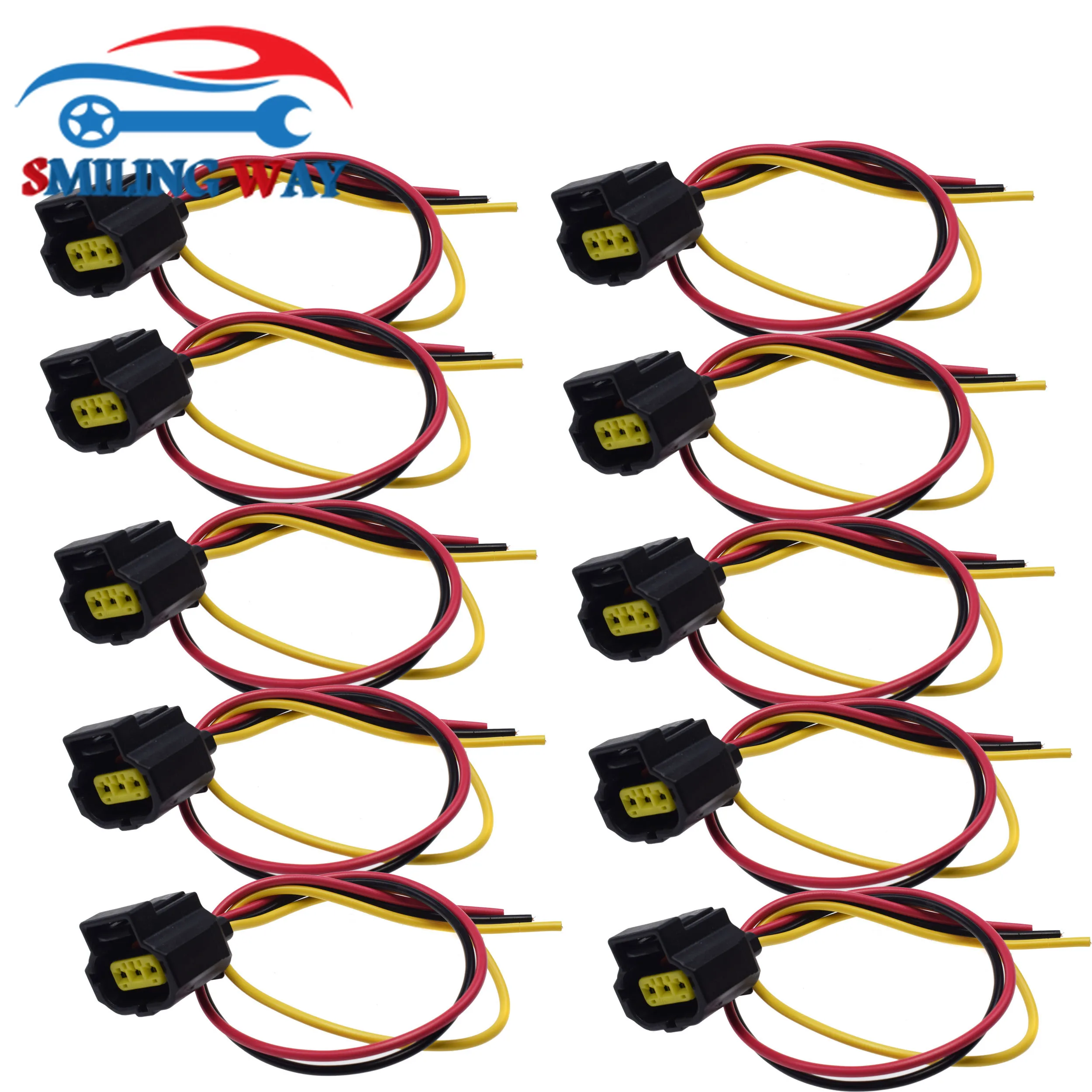 3 штыря Сенсор генератора клапан разъем жгута проводов проводки Соединительный