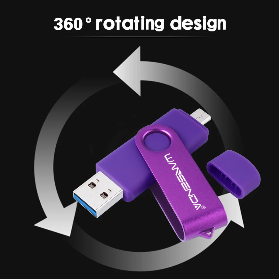 WANSENDA usb 3 0 USB флеш накопитель OTG 256 ГБ 128 64 32 16 ГБ|USB флэш-накопители| |