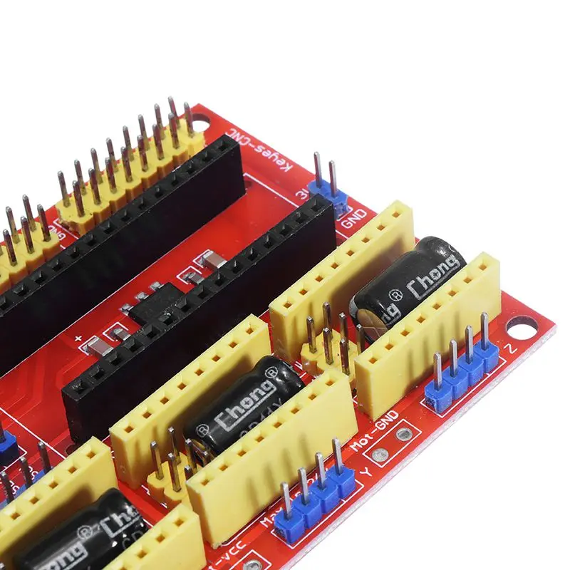 Многоцветная Смола CNC Щит V4 Плата расширения для arduIno гравер машина драйвер 3D