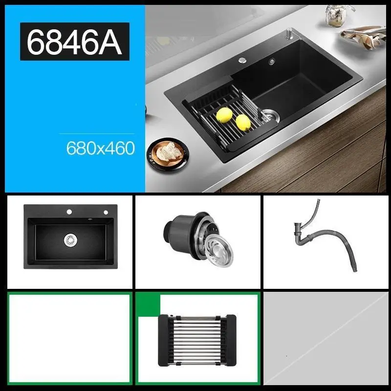 Banheiro Umywalka Lavello гранит Keuken Gootsteen Portatil Lavandino Fregadero De Cocina Cuba Pia Cozinha Lavabo кухонная раковина