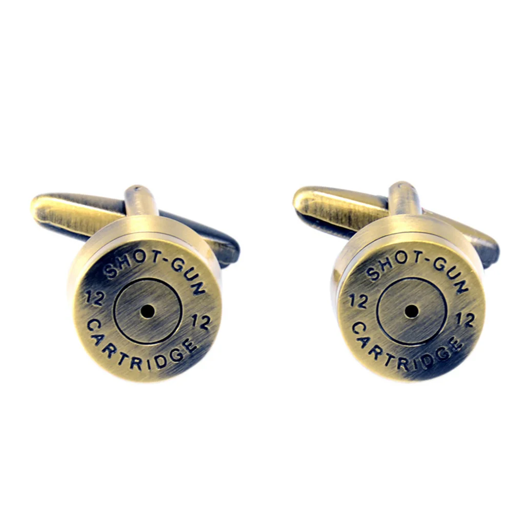 Vintage Bullet Design Cufflinks Mens Shirt Business Cuff Link Wedding Gift | Украшения и аксессуары