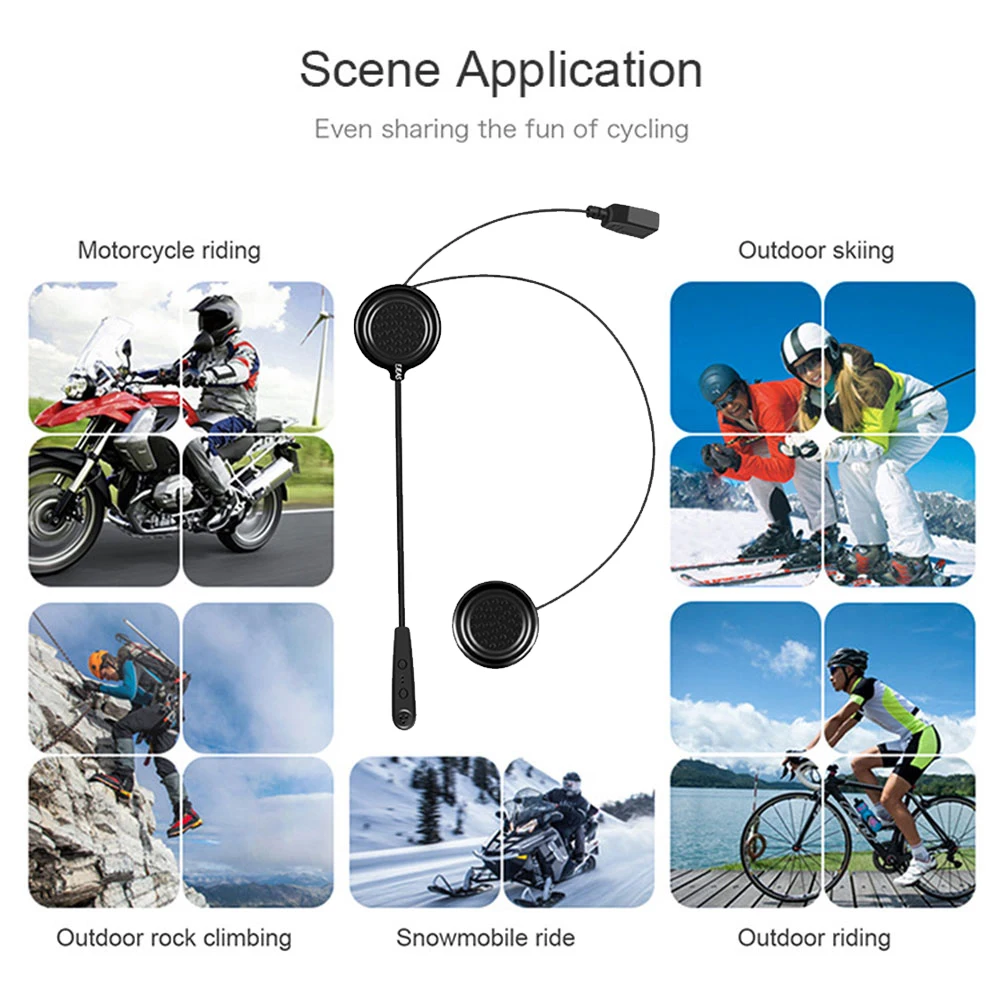 Беспроводная гарнитура для мотоциклетного шлема модифицированные Bluetooth