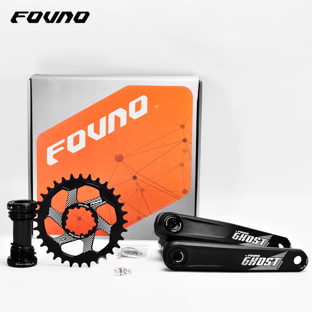 

FOVNO GXP Bicycle Crankset Mountain Bike Crank Arm Integrade Bottom Bracket Chainring 30/32/34/36T for Shimano SRAM XX1 XO1 GX