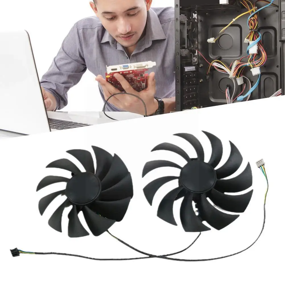 

High-quality Graphics Card Cooling Fan For ZOTAC RTX3070 For Twin 8GB RTX3060 For Destroyer HA/HB Edge RTX3060ti U4C6