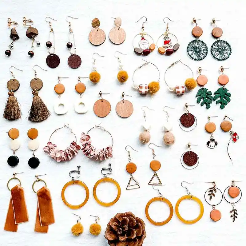 Акриловые серьги 2019 большие эффектные для женщин полимерные овальные квадратные