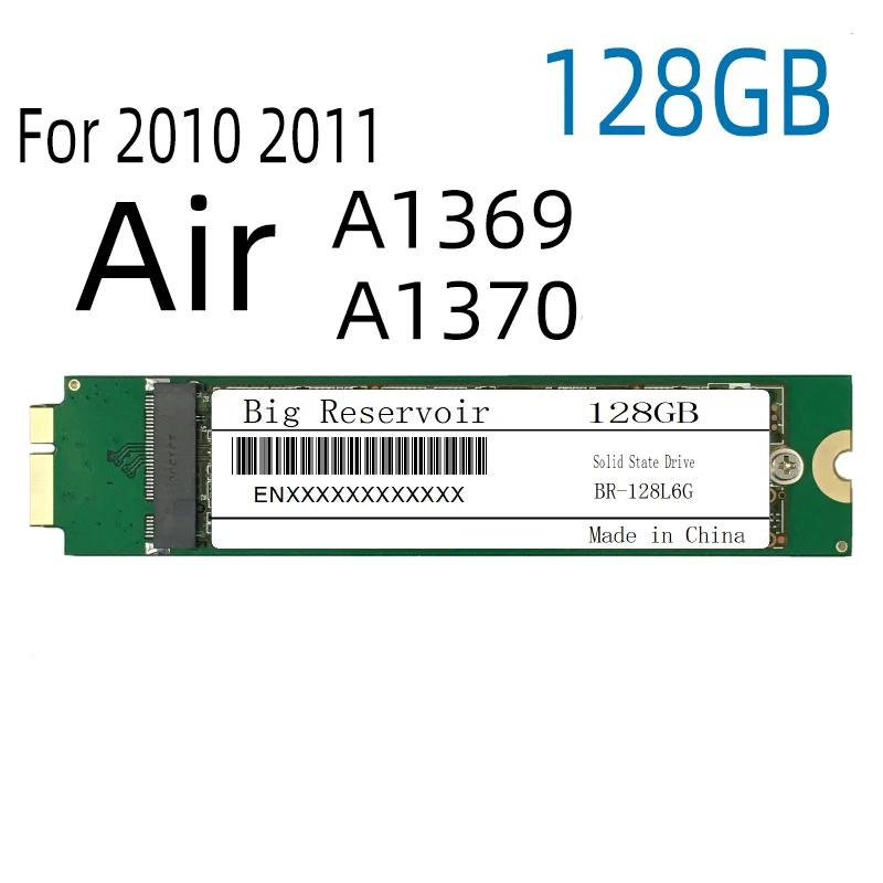 SSD-накопитель 128 ГБ для AIR 2010 2011 A1369 MC503 MC504 MC965 MC966 A1370 MC505 MC506 MC968 MC969 | Компьютеры и офис