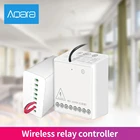 Модуль управления Aqara, беспроводной релейный контроллер, 2-канальный, работает с приложением Mi Home и Apple Home Kit, оригинал