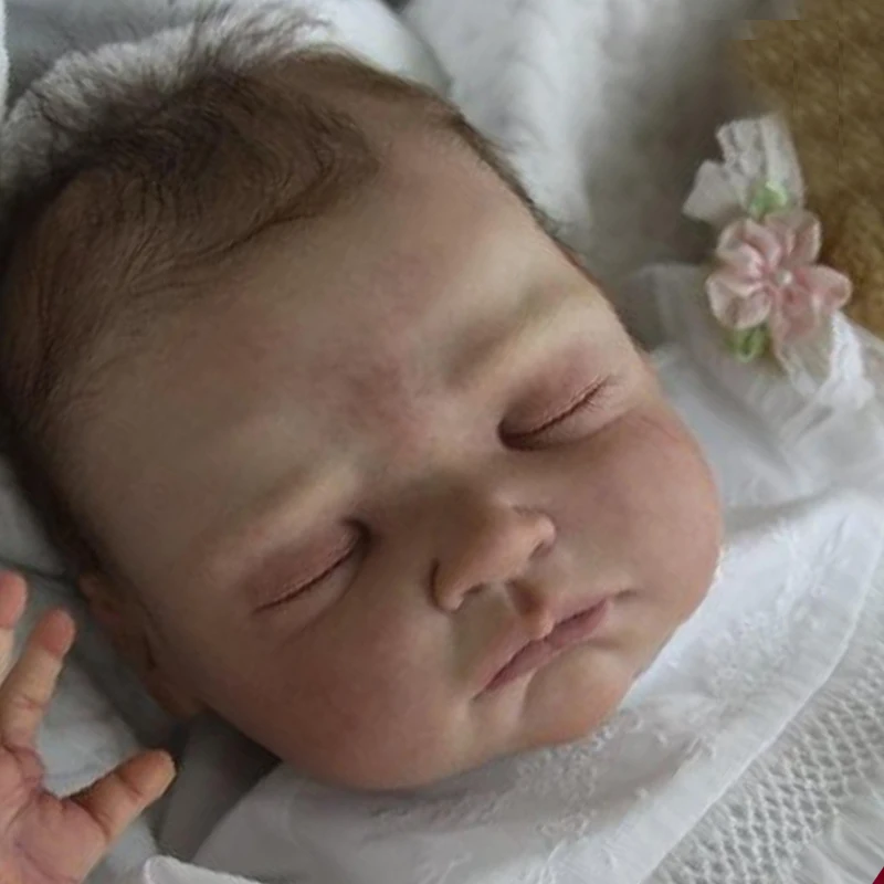 

NPK Reborn baby DIY Unfinished Doll Parts Popular bebe reborn kit fresh color Lifelike Real unpainted vinyl doll
