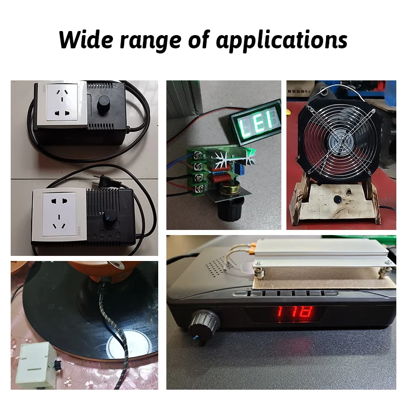 Регулятор напряжения 2000 Вт 4000 регулятор скорости двигателя термостат