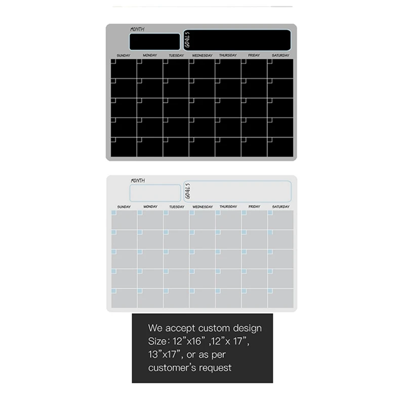 A3 Магнитный неемесячный Органайзер календарь стол сухая стираемая наклейка на