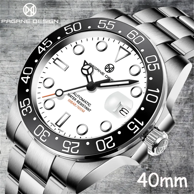 

PAGANI DESIGN Top Brand Men's Watch Machinery Automatic Chain 100 Meters Waterproof Casual Business Night Light watch Reloj