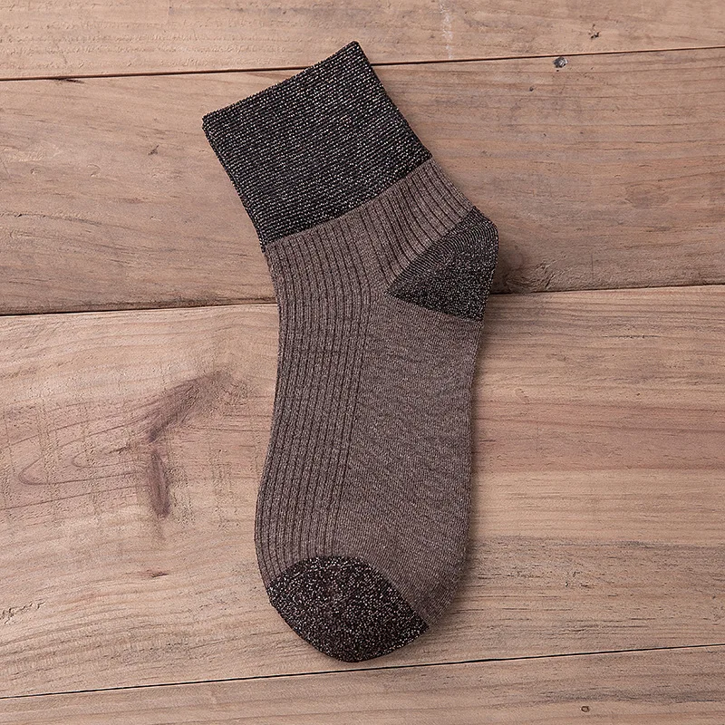 3pairs/lot=6pieces Autumn Winter Womens Fashion Socks Breathable Long Tube Color Matching Vertical Ladies Cotton | Женская одежда