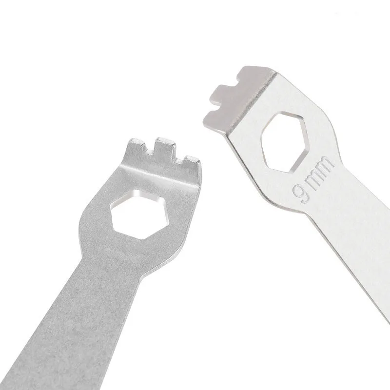 Велосипедный спорт зубы ногтевой пластины фиксированный гаечный ключ с плоским