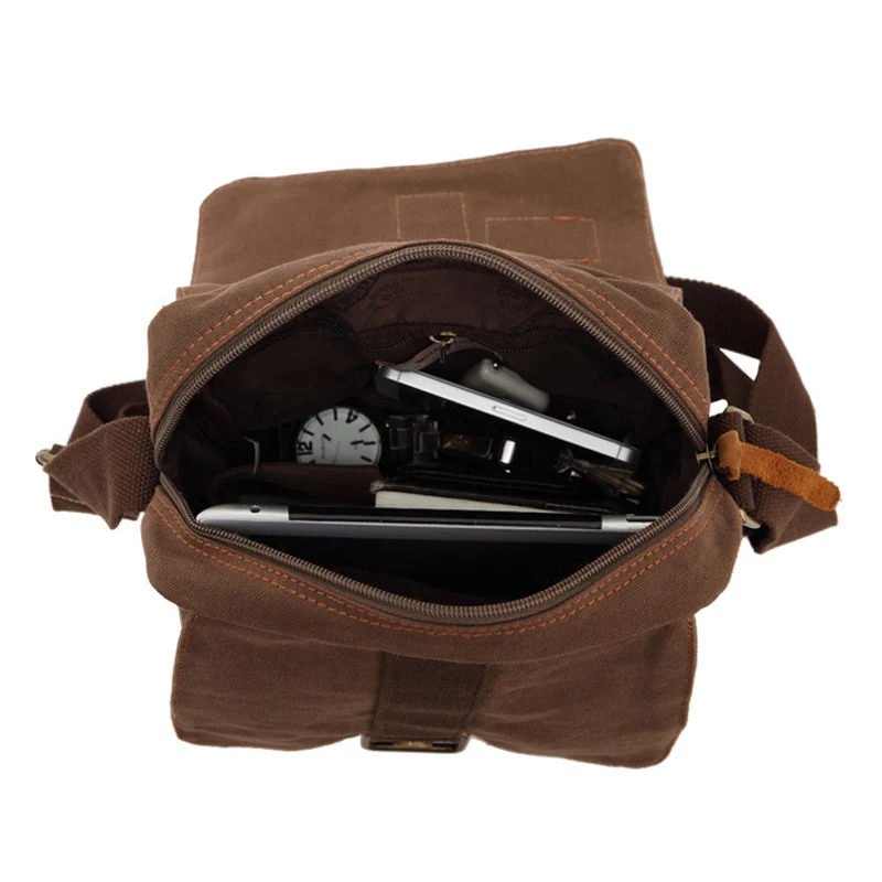 Fashion Man Urban Daily Carry Bag High Quality Men Canvas Shoulder Bag Casual Travel Men's Crossbody Bag Male Messenger Bags