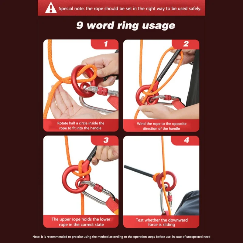 

Climbing Buckle Carabiner Camping Hiking Hook Outdoor Sports Aluminium Safety Buckle Descender Climbing Carabiner