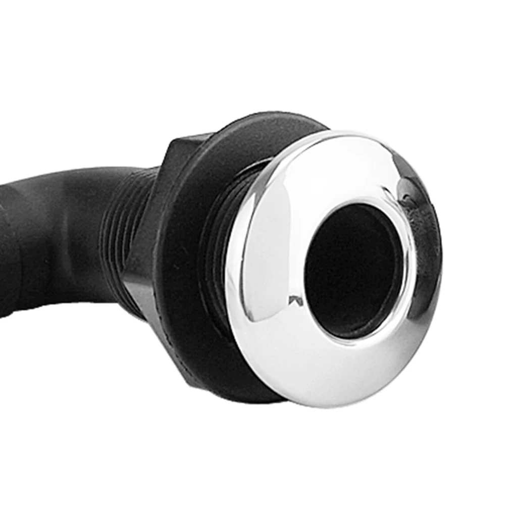 

BOAT MARINE 20MM INCH 90 DEGREE THRU HULL FITTING BLACK FOR 20MM HOSE
