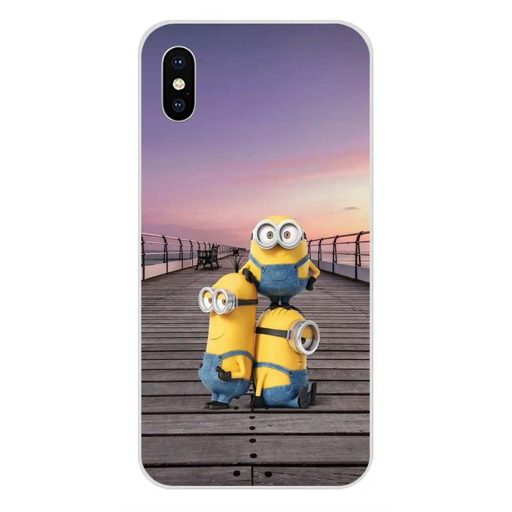 Soft Custom Phone For Huawei Honor Nova Note 5 5I 8A 8X 10 Pro 9X Moto G G2 G3 G4 G5 G6 G7 Plus Minions Movies | Мобильные телефоны