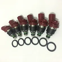 Flow balance 6PCS 16600-RR544 740cc Side Feed Fuel Injector For Nismo Silvia Skyline SR20 S13 S14 S15 SR20DET KA24DE Hot Selling