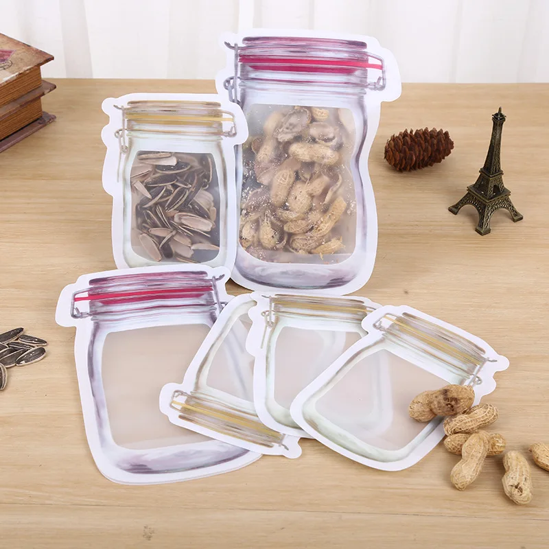 Новые модные креативные дорожные сумки для еды Ziplock печенье закуски детские
