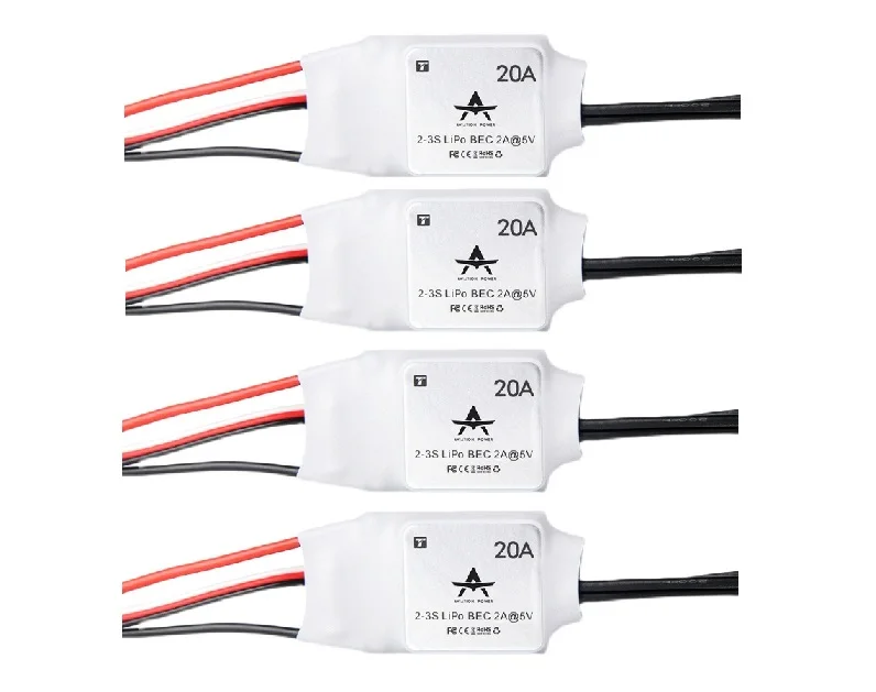 T-MOTOR AT 2 ~ 3S 20A 5V/2A бесщеточный ESC T-Motor Brushless RC Series для гоночного дрона FPV | Игрушки и