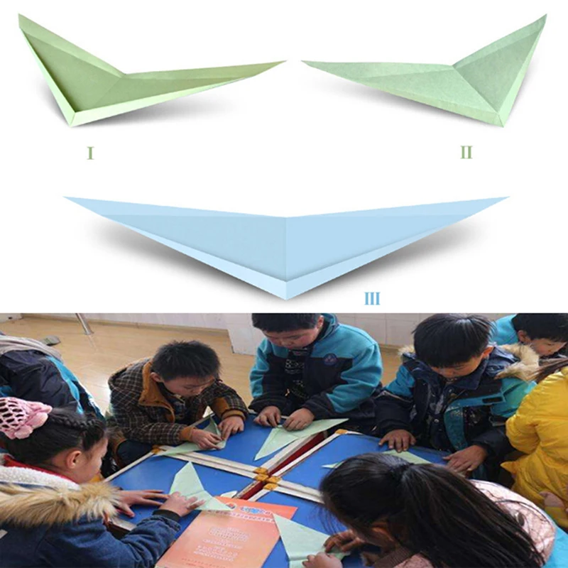 

20pcs/lot Never Falling Surfing Paper Aircraft Toy Hand Throw Glider Educational Toys