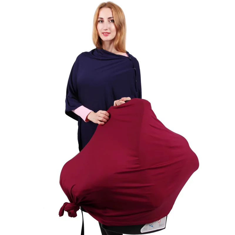 3 In 1 Breastfeeding Nursing Apron Cover Scarf Shawl Baby Seat Canopy Infant Stroller Mother Feeding Covers | Мать и ребенок