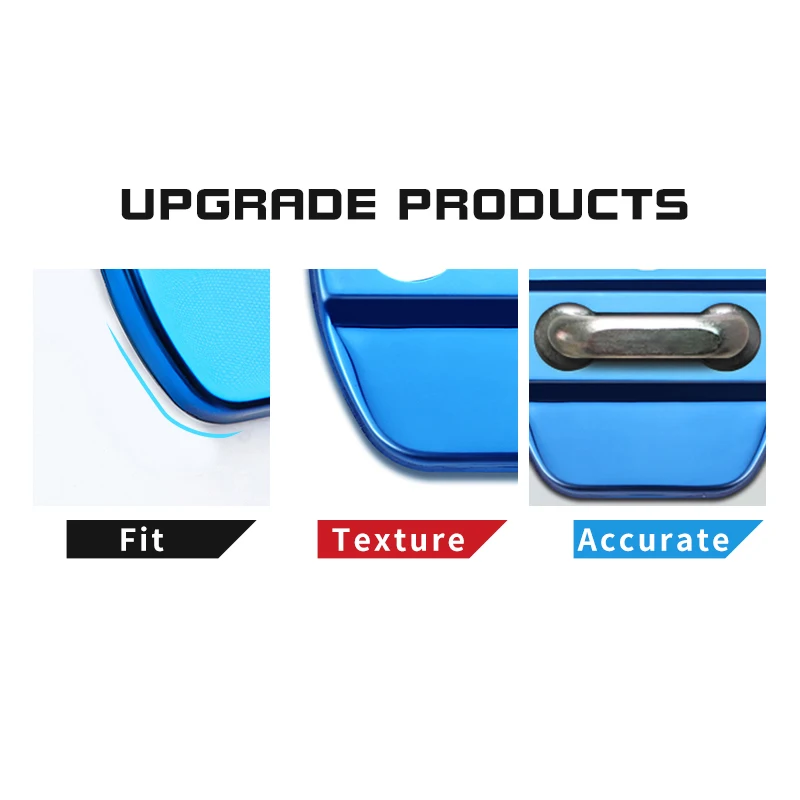 Car-Styling car door lock cover Auto Emblems Case For Alfa Romeo 159 147 156 giulietta Car Accessories 4pcs | Автомобили и