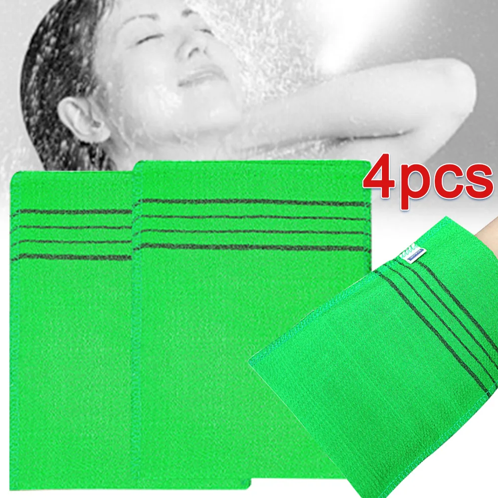 4 шт. корейское отшелушивающее полотенце для тела банное Италия массажное ухода